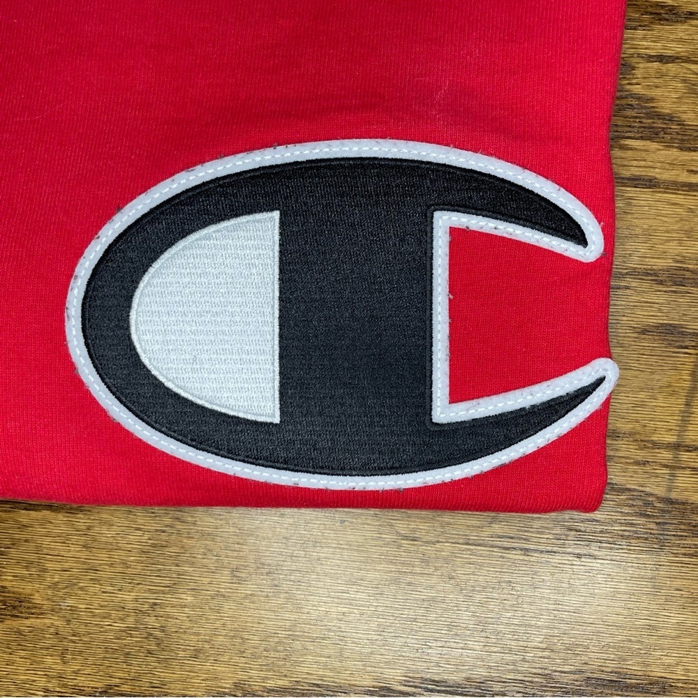 𝅺Vintage 80’s/ 90’s Champion Embroidered Large Champion Logo Tee Shirt size 2XL - Picture 7 of 7